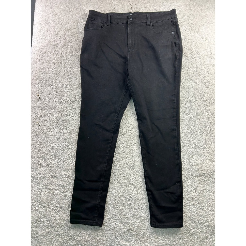 No Boundaries Women's Black Skinny Jeans Size 17 Stretch Cotton Blend